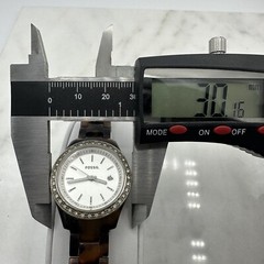 Fossil ES2680 Women’s Plastic Analog White Dial Quartz Genuine – NEW BATTERY