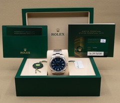 2026 Rolex Oyster Perpetual 41 Blue Dial Complete