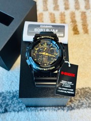 G SHOCK Watch GA 100CF 1A9JF Camouflage Casio G Shock Black Gold