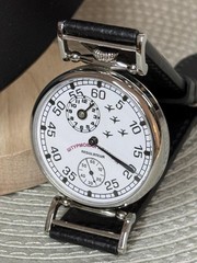 Vintage Molniya Watch Regulator Mechanical Wrist Russian Attack Aviation Men Old