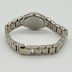 Ladies ANNE KLEIN Silver Tone, Purple Dial, Steel Bracelet Watch, 23mm, 10/3885