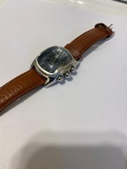 Invicta Lupah Men’s Quartz Chronograph Watch 4393 Brown Leather *Needs Battery
