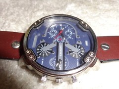 Cagarny 6820 Men’s chronograph Dual Time Watch New