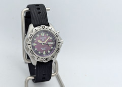 Seiko AGS Kinetic SBBW019 5M23 Purple Scuba 200M JDM | New Capacitor/Excellent