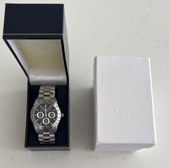 Bradford Exchange Dale Earnhardt Jr. Silver Tone Quartz Watch Brand New