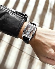 Mens Skeleton Mechanical Waterproof Luxury Watch Leather Hollow Great Gift Idea