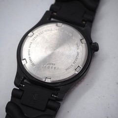Alba Diver Watch Mens Automatic Rubber Strap Black Gold 36mm wrist 22cm
