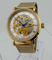 Constantin Weisz Edelstahl Automatic Skeleton Watch 21j Ref. # 09A007-9CW