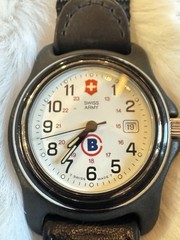 Victorinox Swiss Army Quartz Analog White Dial Arabic Date 32mm 3ATM Strap