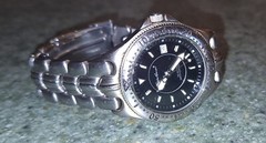 Eddie Bauer LG Classic Metal Watch #3753 Water Resistant Stainless Battery Dead