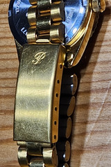 Vintage Gruen Precision Watch Women 26mm Gold Tone Dial Date 30M New Battery