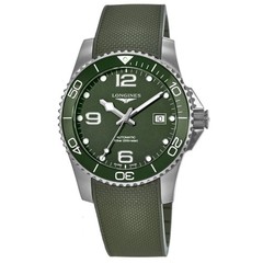 New Longines HydroConquest Automatic Green Dial Men’s Watch L3.782.4.06.9