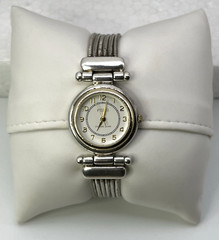 ECCLISSI Quartz Womans WATCH 3650 Runs 925 Sterling Silver 7 in. ” Bracelet 50g