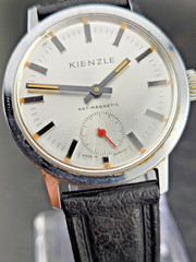 w/Running Video: NICE Men’s Kienzle Germany Red Second Hand Subdial Watch in USA