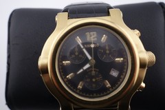 Renato CLASSIC BEAST, Swiss ETA Chrono Movement, Black Dial on Alligator Strap