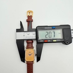 Seiko 1400-7010 Quartz Women Square Wristwatch Gold Silver Battery Replaced