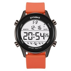 Men Electronic Sports Watch Waterproof Outdoor Watch Luminous Large Screen Watch