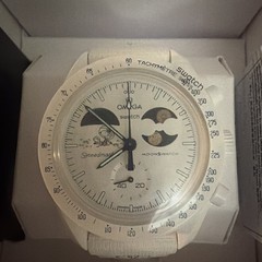 OMEGA X Swatch Mission to the Earth Moonshine Gold, White Cold Moon NEW in hand
