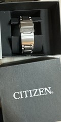 New Citizen Eco-Drive Super Titanium Black Dial Diver Watch BN0200-56E