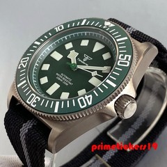 Tandorio Titanium Lightweight 42mm Men Dive Watch Sapphire Automatic NH35/PT5000