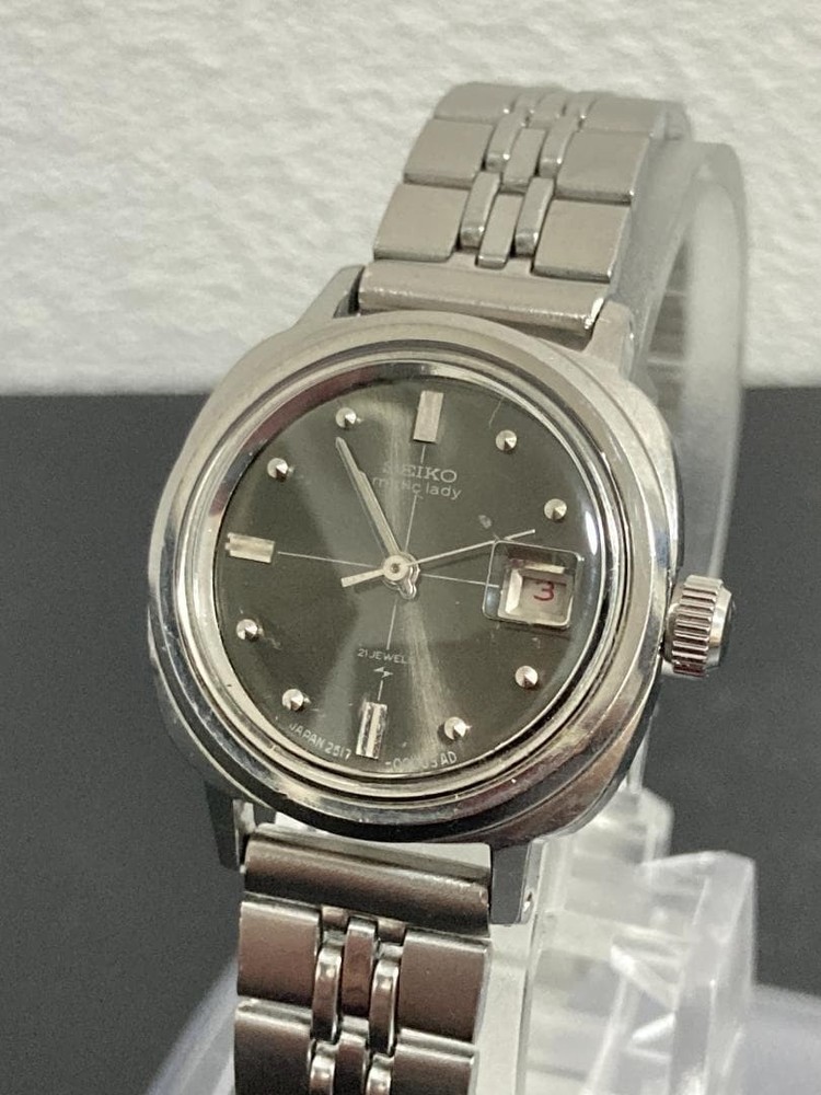 Seiko 2517-3200 Automatic Date Ladies Wrist 14.5cm Watch