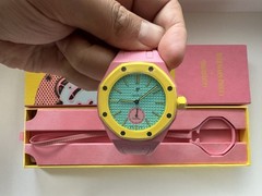 AP x Swatch Royal Pop OTG ROZ With WB STRAP Brand New with RECEIPT READY TO WEAR