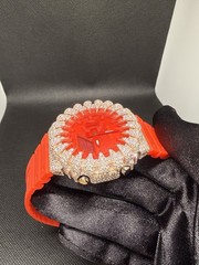 VVS Moissanite G Shock Original Watch Rubber Band Red