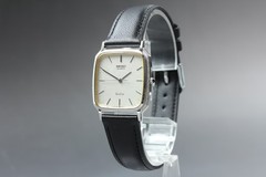 [Near MINT w/Box] SEIKO Dolce 9531-5000 Silver Quartz Men’s Watch Vintage 1985
