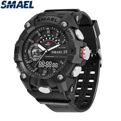 Tactical Black Watch for Men – Durable Military Style, Waterproof, 8040