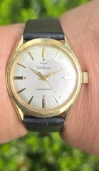 Vintage WALTHAM Shockresistant Concentric Dial 17j Men’s 33.5mm Swiss Made Watch