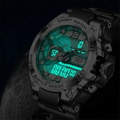 LIGE Men Watch Fashion Boys Sport Digital Wristwatch with LED Alarm Stopwatch