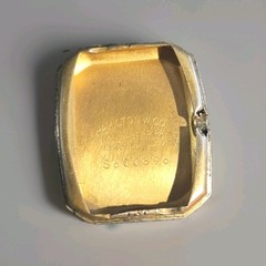 Vintage Hamilton Boulton 19J Manual Wind Watch 14K GF 18K Gold Applied Numerals