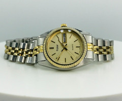 Pulsar V248-0020 Gold Silver Two Tone Stainless Steel Quartz Women’s Watch