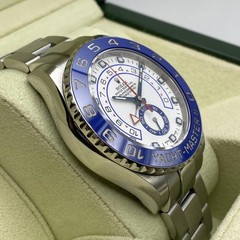 Rolex Yacht-Master II 116680 Steel White Dial Automatic Watch Box Papers