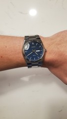 SKMEI Men’s Quartz PRX Style Watch Blue Dial, Day/Date, Steel Bracelet