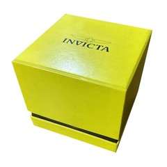 Invicta Men I FORCE LEFTY Chronograph GOLD BLACK Dial Nylon Strap 46mm Watch