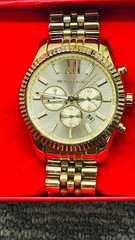 Michael Kors Lexington MK8281 Gold Chronograph Men’s Watch w/ Box 735202