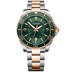 Victorinox Maverick Men’s Quartz Watch 242008 Large Green 43mm Dial Steel 100M