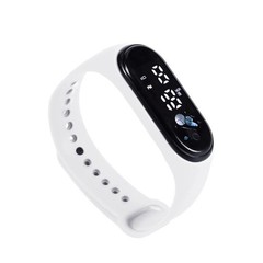 LED Wrist Watch Digital Sport Silicone Strap Kids Teen Girls Boys Children Gift