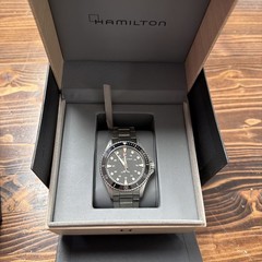 Hamilton Khaki Navy Scuba Black Unisex Adult Watch – H825150