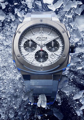 Alpina Extreme Automatic Chronograph Date Silver Dial SS Bracelet 44mm