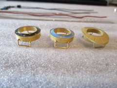 BUCHERER WOMENS INTERCHANGEABLE WATCH MANUAL-5 BANDS+3 RINGS-RUNS GREAT/ACCURATE