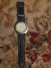 Armitron Vintage Peanuts Snoopy Leather Band Watch, No case!