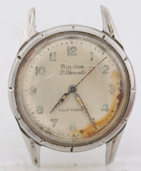 BULOVA 23j SELFWINDING WRIST WATCH, cal. 10BZAC, 34mm 17mm LUG, FOR REPAIR (OF)