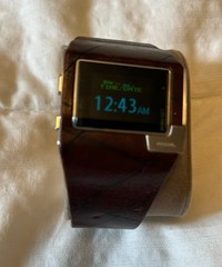 Fossil Oled JR9464 Rare leather strap, animation, new battery, good condition