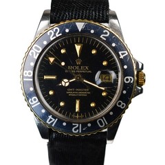 Rolex GMT Master 1979 1675 Black Nipple 14k Steel Cal 1575 40mm Bracelet + Strap