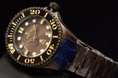 Invicta Mens 47mm Disney Pirates of the Caribbean L.E. AUTOMATIC Brown SS Watch