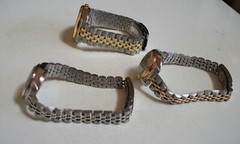 MEN WOMAN GOLD & SILVER FINISH JESUS, VIRGIN MARY GUADALUPE RELIGIOUS WATCH