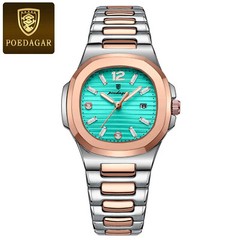 Reloj de mujer elegante de cuarzo de acero inoxidable resistente al agua Watches