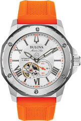 Men’s Marine Star Automatic Watch – Orange Silicone Strap 98A226
